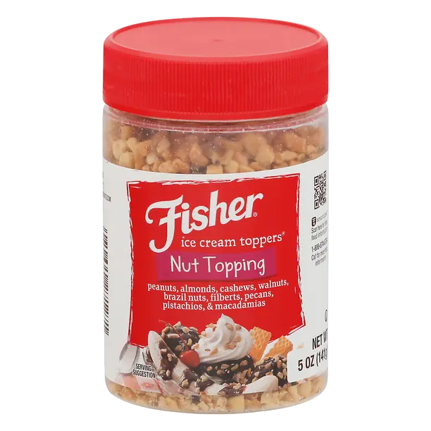 Ice Cream Toppers Nut Topping with Peanuts Walnuts & Almonds