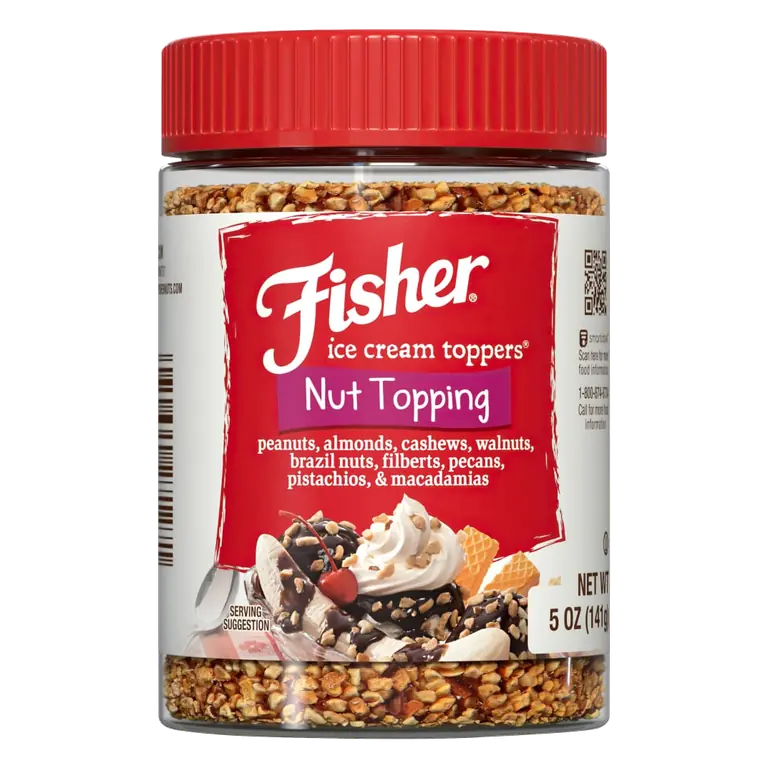 Peanuts, Almonds, Cashews, Walnuts, Brazil Nuts, Filberts, Pecans, Pistachios, & Macadamias Nut Topping Ice Cream Toppers