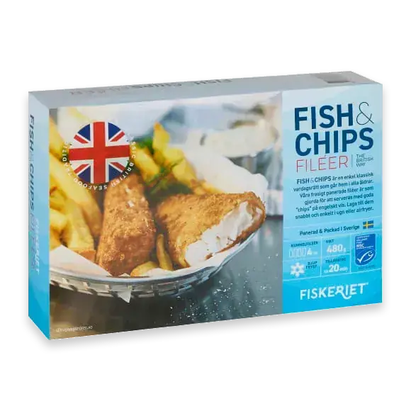 Fish &chips Filéer