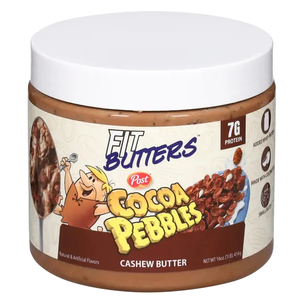 Post Cocoa Pebbles Cashew Butter