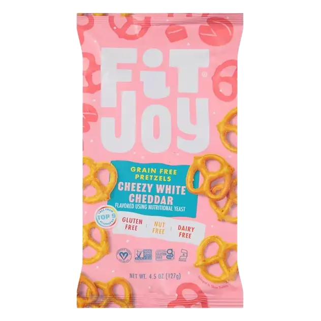 Pretzels, Grain Free, Cheezy White Cheddar