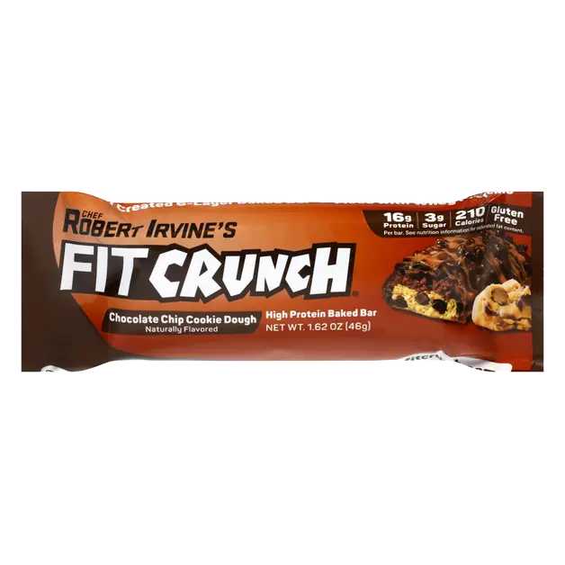 Chocolate Chip Cookie Dough Whey Protein Baked Bar