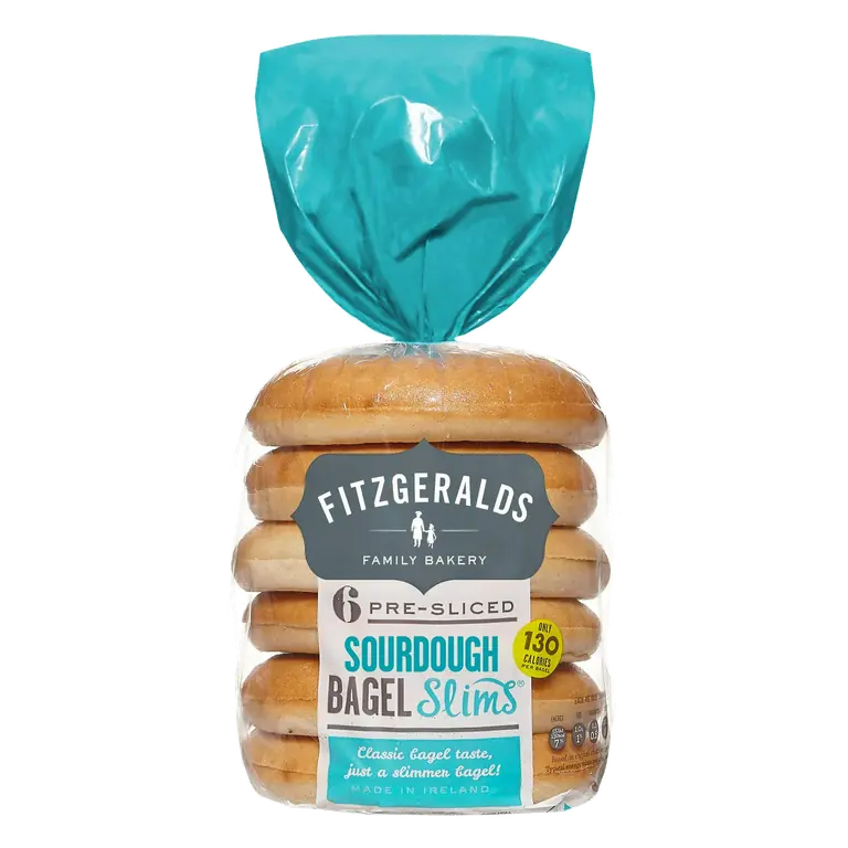 6 x 276g Pre-Sliced Sourdough Bagel Slims