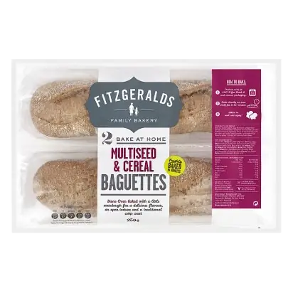 Fitzgeralds 2 Multiseed Baguettes