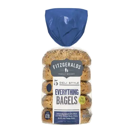 Fitzgeralds 5 Everything Bagels