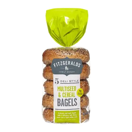 Fitzgeralds Multiseed & Cereal Bagels