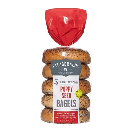 Fitzgeralds Poppy Seed Bagels