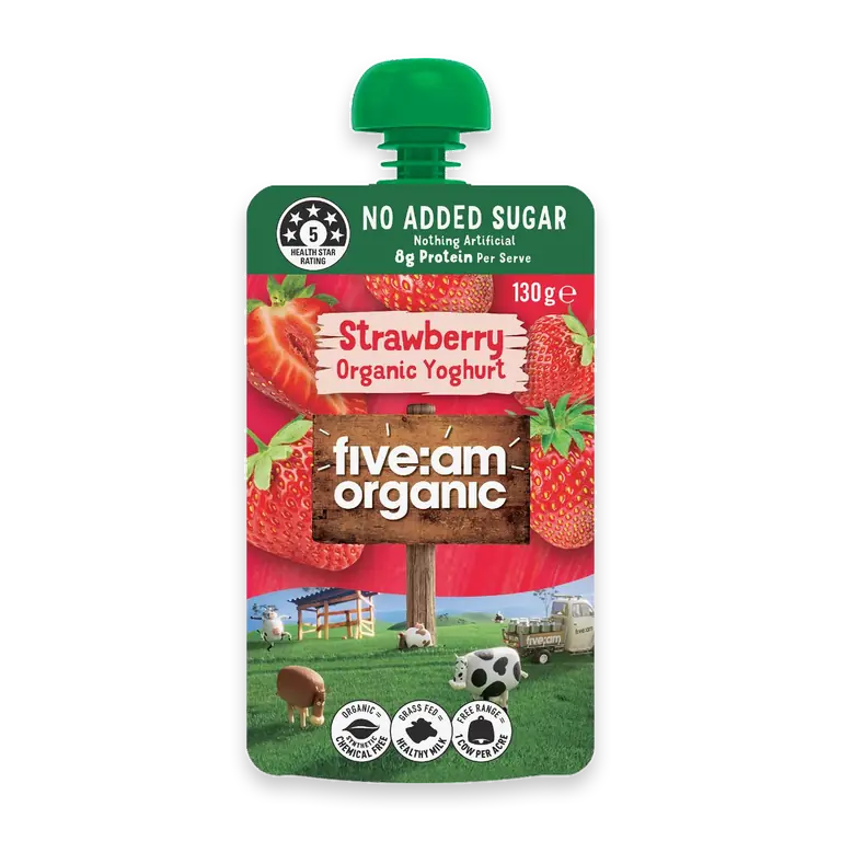 Organic Kids No Added Sugar Pouch Strawberry