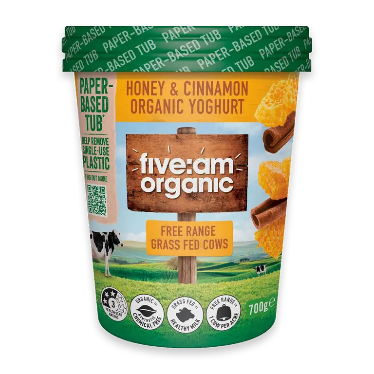Organic Yoghurt Honey & Cinnamon
