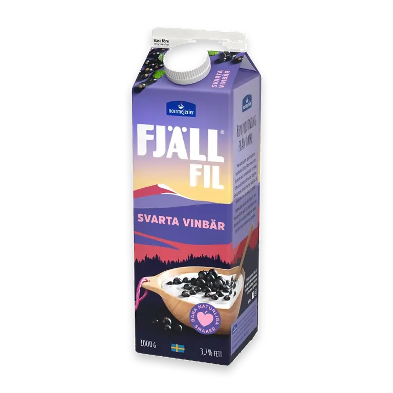 Filmjölk Svarta Vinbär 3,7% 1000g Fjällfil®