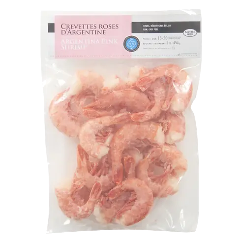 Argentina Uncooked 16/20 Butterfly Shrimp 454 g