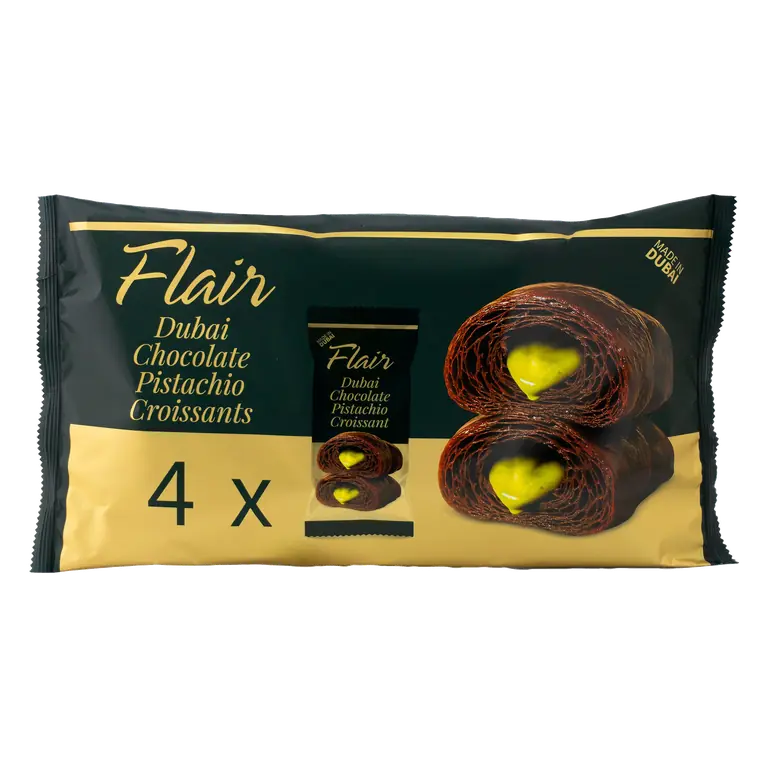 Flair Dubai Chocolate Pistachio Croissants 40 x 4 (160g)