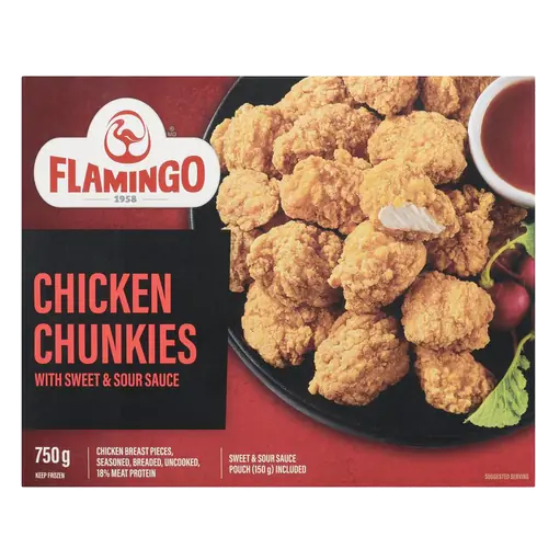 Chunks Plain Uncooked Chicken 750 g