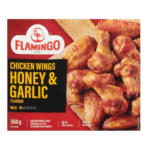 Frozen Chicken Wings Honey Garlic 550 g