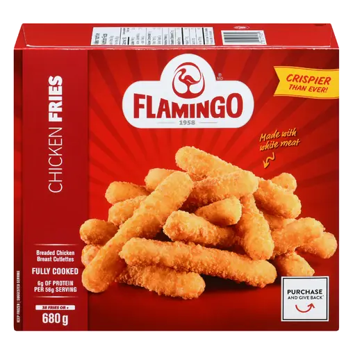 Fully Cooked Frozen Chicken Fries 680 g
