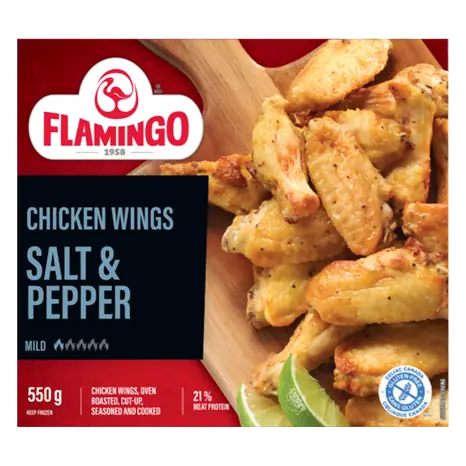 Frozen Chicken Wings Salt & Pepper 550 g