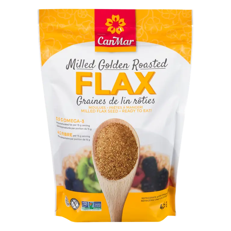 CanMar Milled Golden Roasted Flax Seeds 425 g