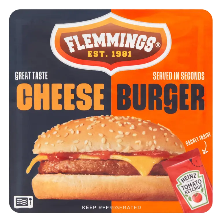 Flemmings Cheese Burger 130.5g