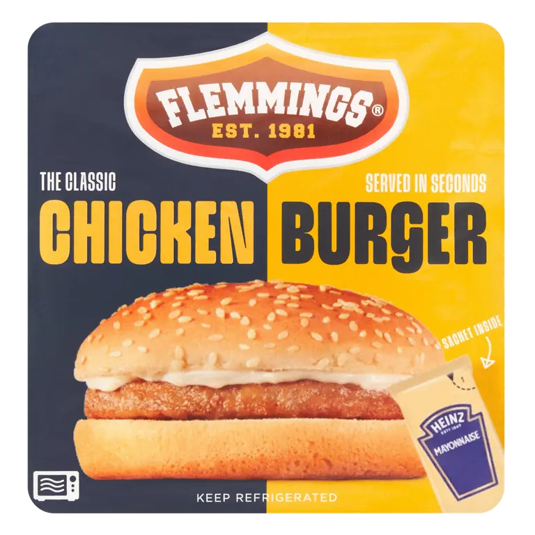 Flemmings The Classic Chicken Burger 119.5g