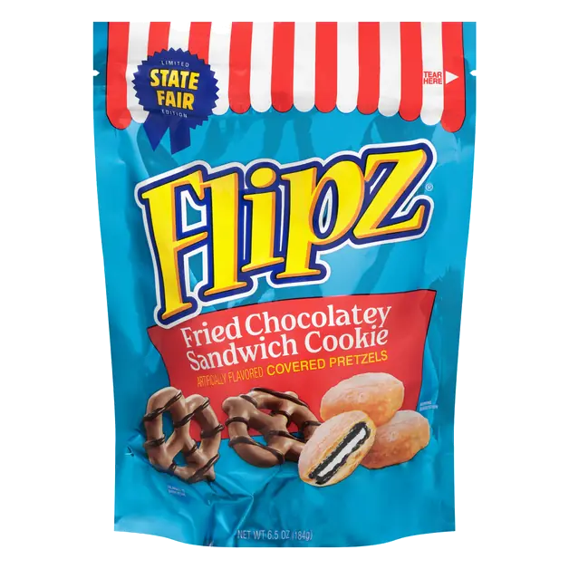 Fried Chocolatey Sandwich Cookie Pretzels
