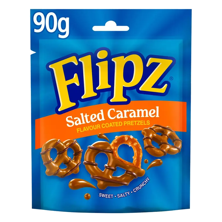 Salted Caramel Flavour Coated Pretzel 90g