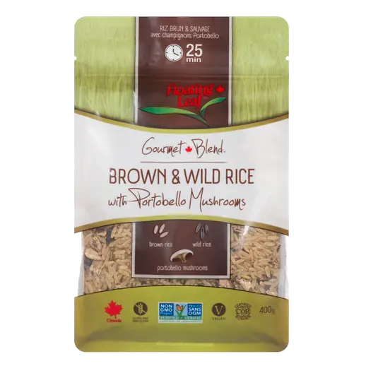 Gourmet Blend Brown & Wild Rice with Portobello Mushrooms 400 g