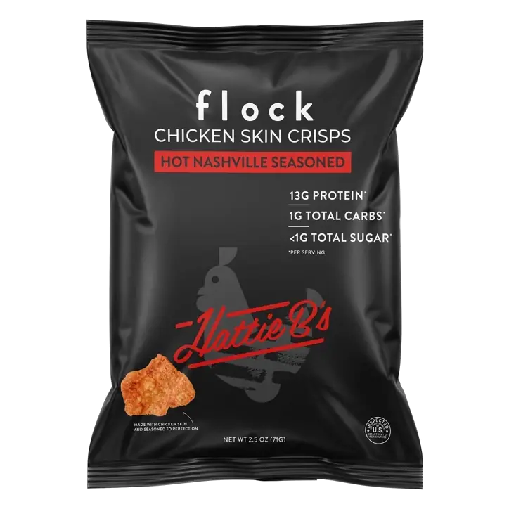 Flock Chicken Skin Crisps Hattie B's, 2.5oz