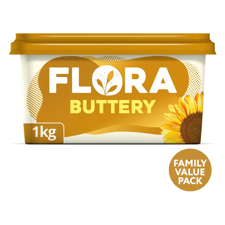 Flora Buttery Butter Alternative With Natural Ingredients 1kg