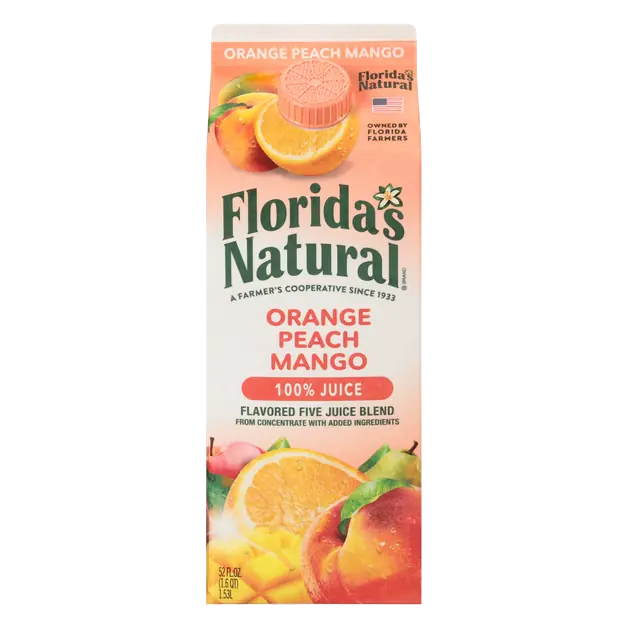 100% Orange Peach Mango Juice
