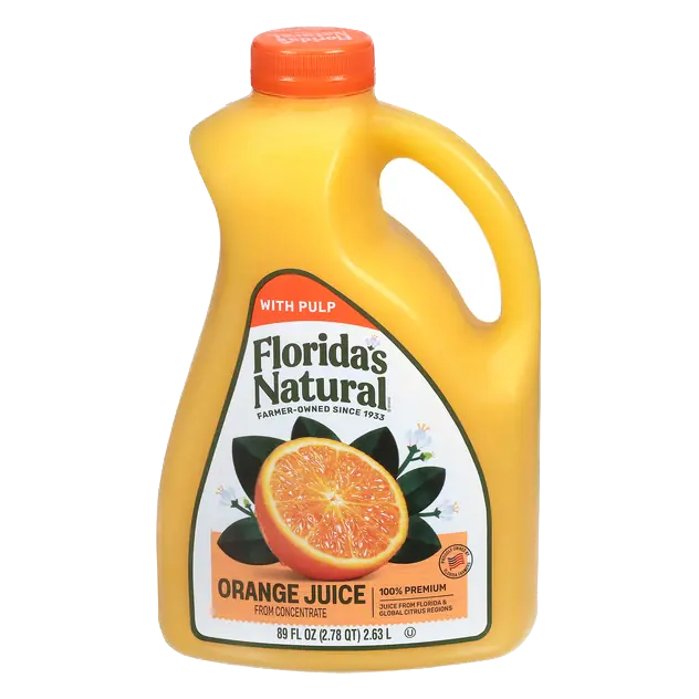 Premium 100% Orange Juice with Pulp
