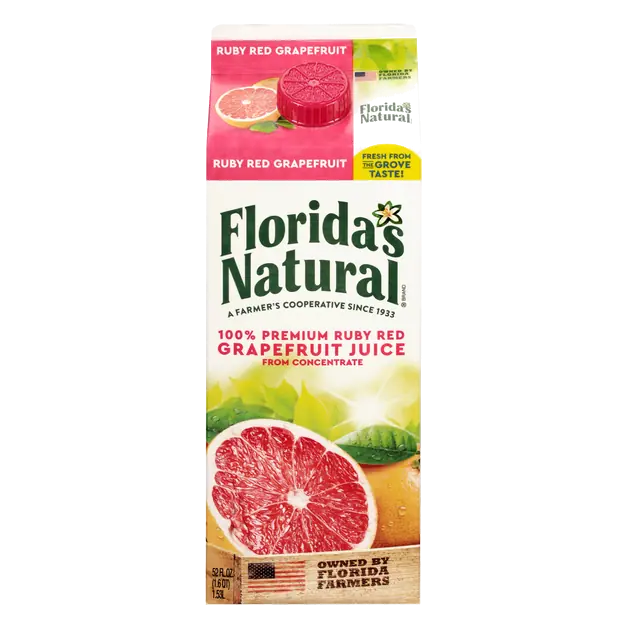 Premium 100% Ruby Red Grapefruit Juice