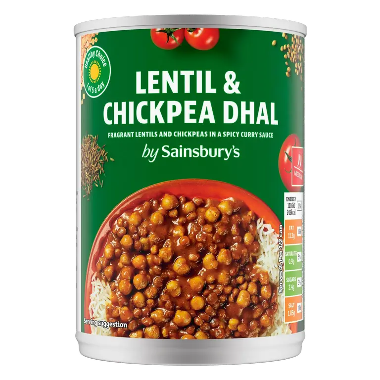 Sainsbury's 395g Lentil & Chickpea Dhal