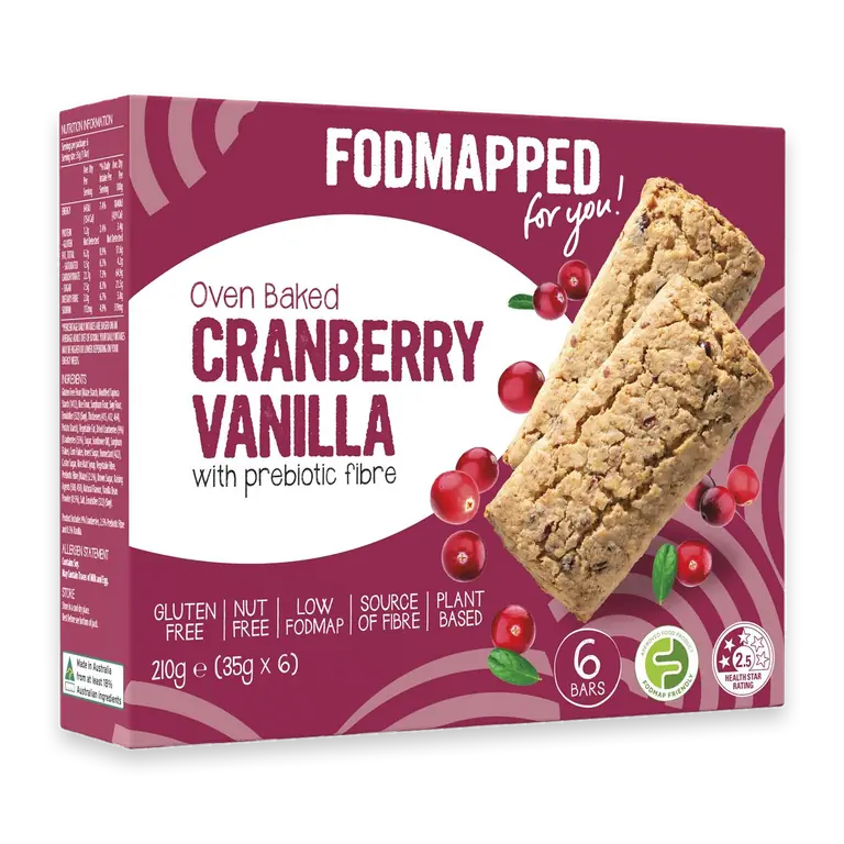 Oven Baked Bars Cranberry Vanilla