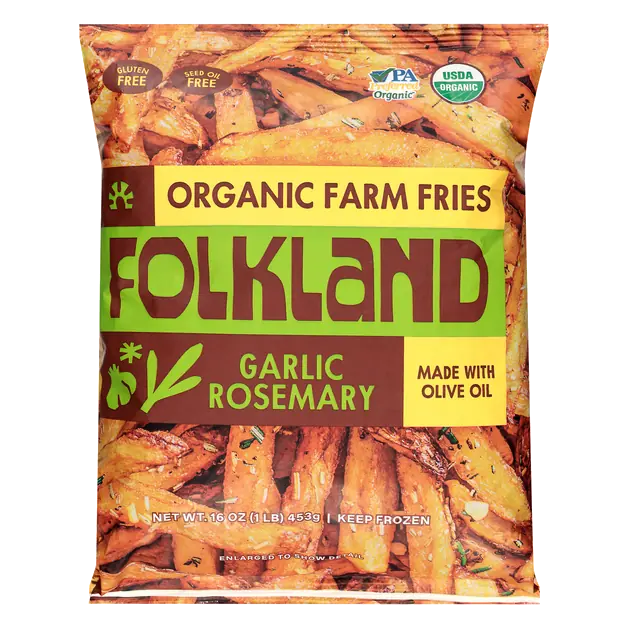 Organic Garlic Rosemary Farm Fries Frozen