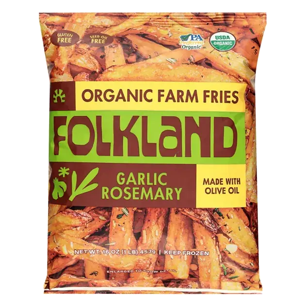 Organic Garlic Rosemary Farm Fries