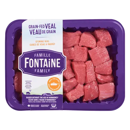 Grain Fed Veal Cubes For Stew 440 g