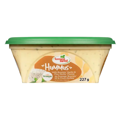 Hummus with Boursin Garlic & Fine Herbs Cheese 227 g