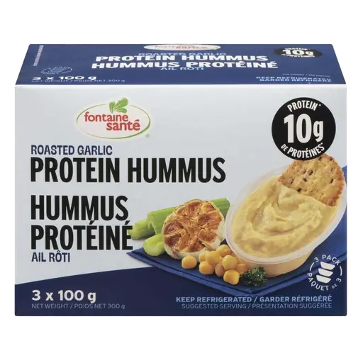 Protein Hummus Roasted Garlic 300 g