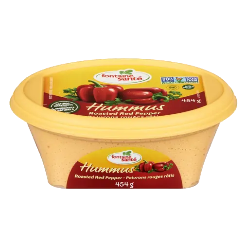 Vegan Hummus Roasted Red Pepper 454 g