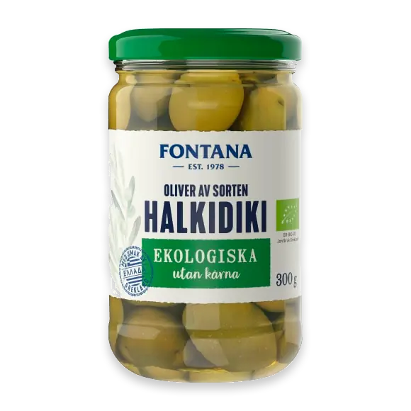 Halkidiki Oliver Utan Kärnor