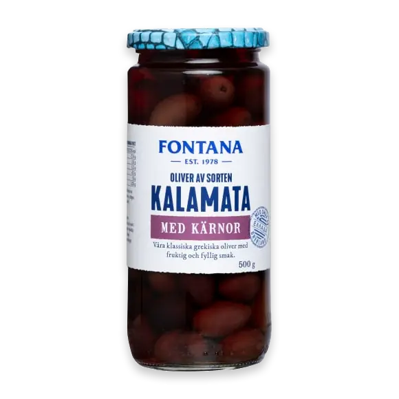 Kalamata Oliver med Kärnor