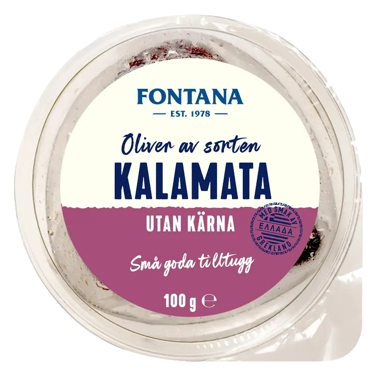 Oliver Grekiska Kalamata utan kärna 100g