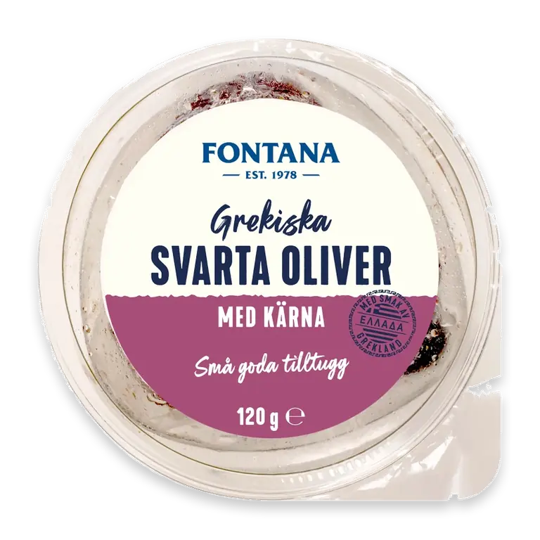 Oliver Svarta Conservolea med kärnor 120g