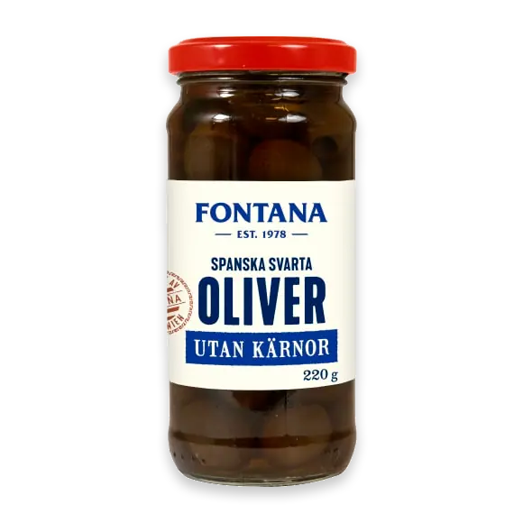 Svarta Oliver Spanska Utan Kärnor