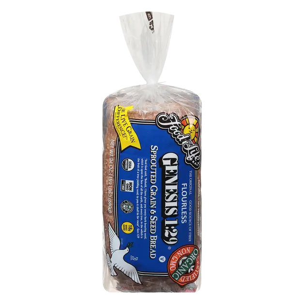 Genesis 1:29 Organic Sprouted Grain & Seed Bread Frozen
