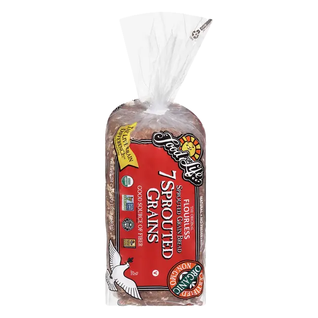 Organic 7 Sprouted Grains Bread Sliced Frozen