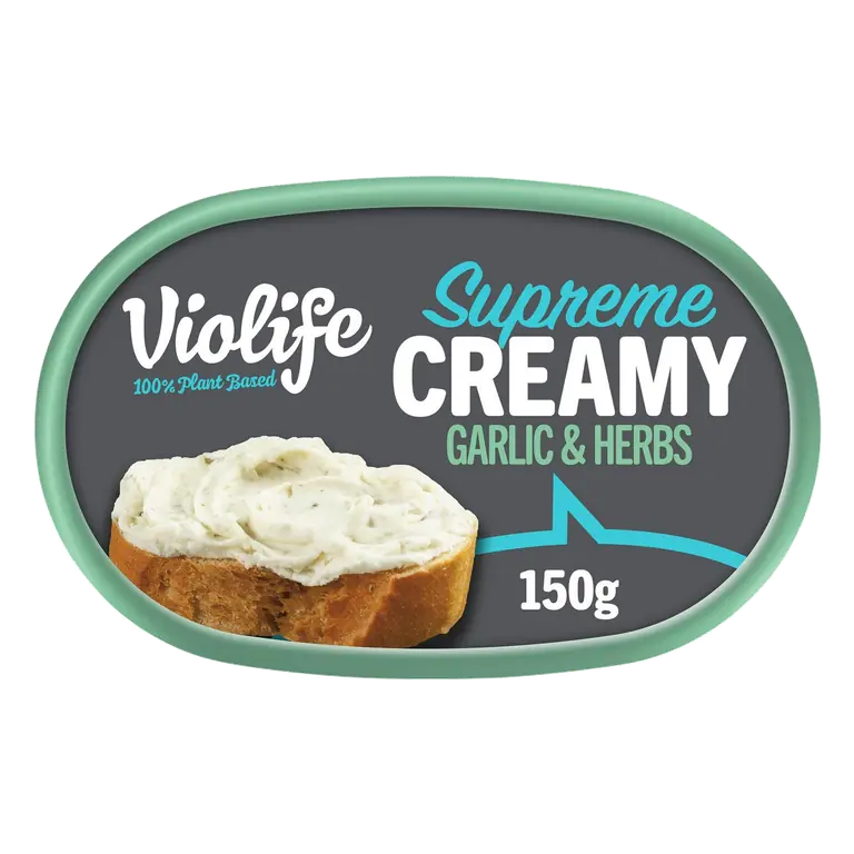Violife Creamy Garlic & Herb Vegan Soft Cream Cheese Alternative 150g