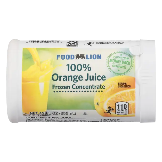 100% Orange Juice Frozen Concentrate