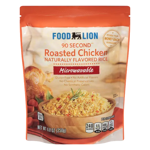 90 Second Microwave Roasted Chicken Flavored Rice Mix