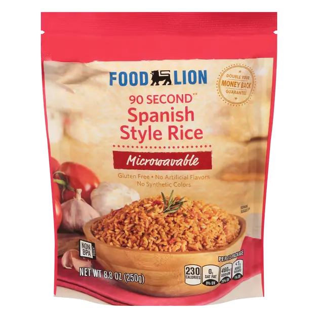 90 Second Microwave Spanish Style Rice Mix